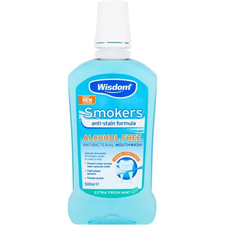 Wisdom Smokers Mouthwash 500ml 