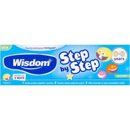 Wisdom Step by Step 0-3 Toothpaste 75ml