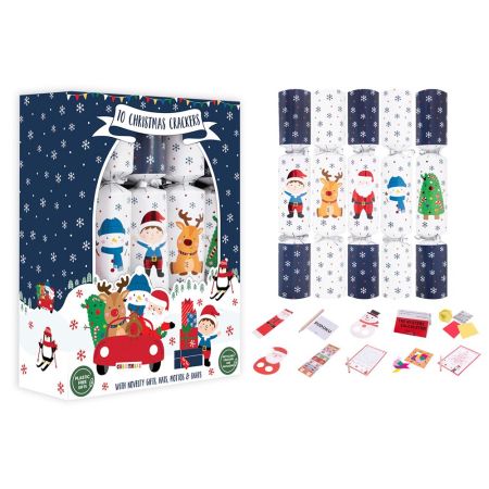 10 x 12" Family Santa & Friends Crackers