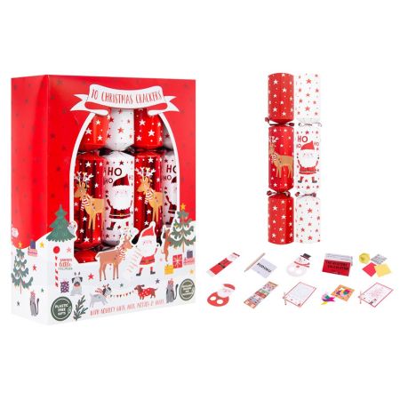 10 x 12" Family Santa & Helpers Crackers