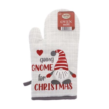 Gnome For Christmas Oven Mitt