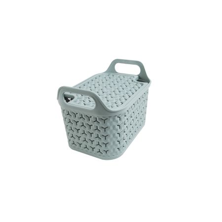 Small Urban Store Basket with Lid - 4L