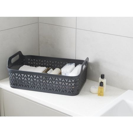 Shallow Basket with Lid - 12L