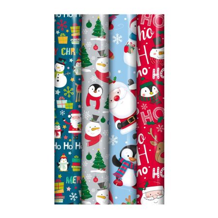 Cute Christmas Gift Wrapping Paper 7 metres