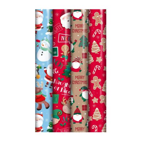 Cute Christmas Gift Wrapping Paper 7 metres