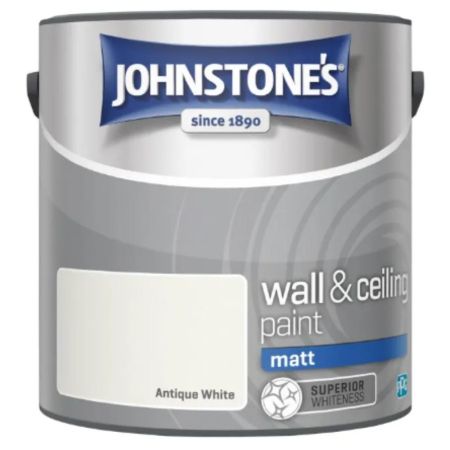 Johnstone's Matt Antique White 2.5 Litre