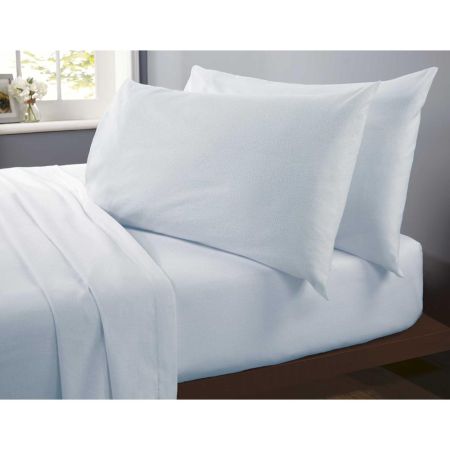 25cm Fitted Sheet King Blue