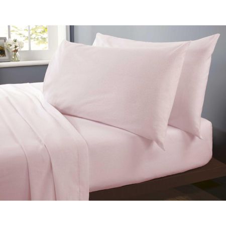 25cm Fitted Sheet Blush Single