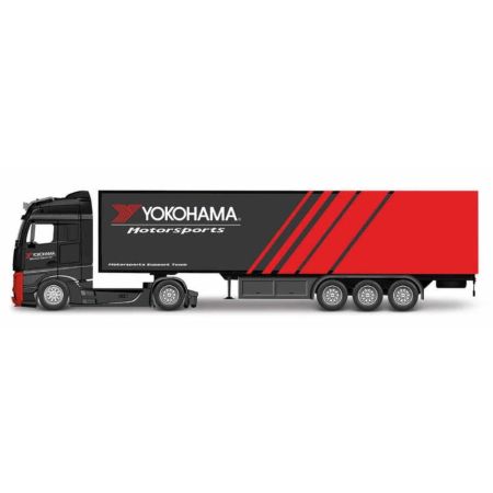 1:43 Street Fire Haulers With Trailer - M-B Actros Gigaspace Yokohama