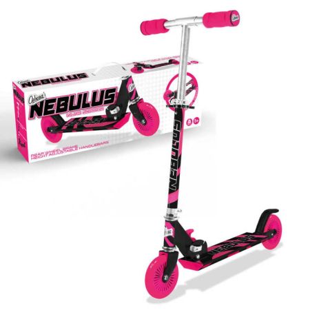 Nebulus Scooter Black - Pink