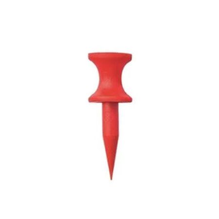 12mm Plastic Castle Tees Red (20 Pcs)