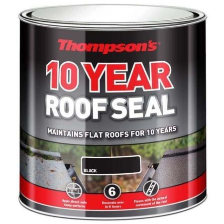 Thompsons 10Yr Roof Seal Black 1lt