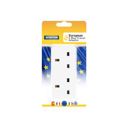 Status European Travel Adaptor - 2 Way