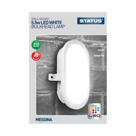 Status Messina Bulk Head LED 5w White