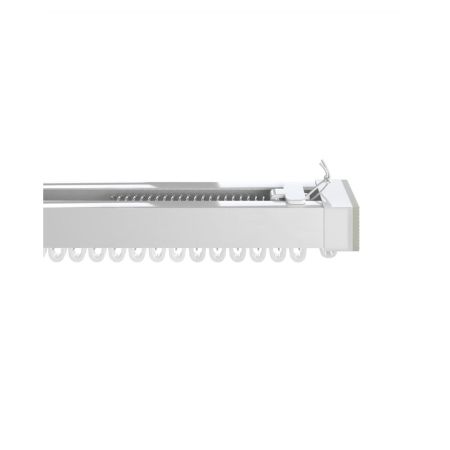 70-110cm 60 Second Extendable Curtain Track White