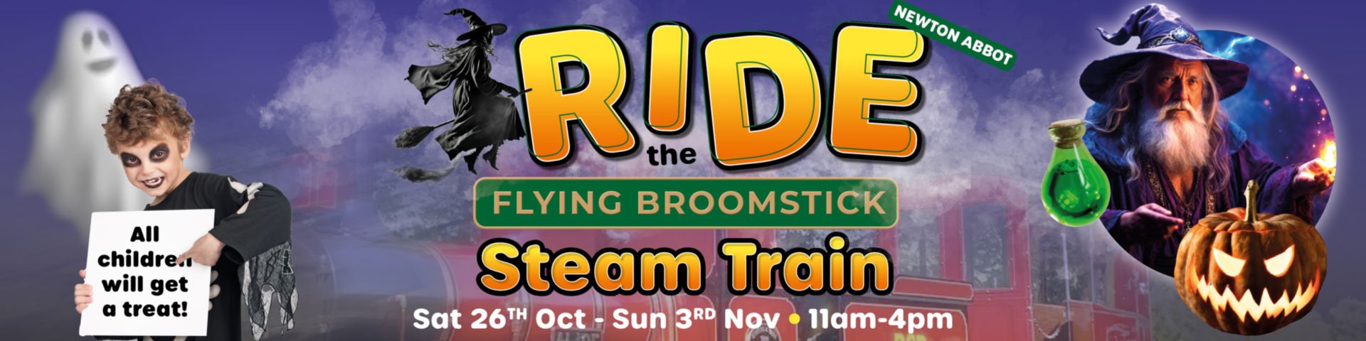 The Flying Broomstick Steam Train