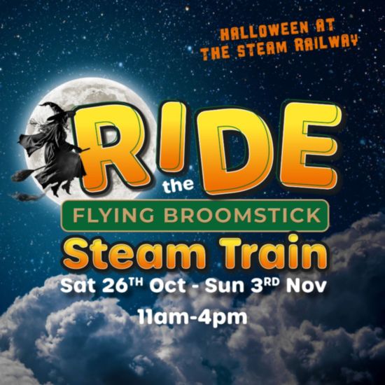 The Flying Broomstick Steam Train