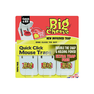 The Big Cheese quick click Mouse trap 3PK £4.49 Icon